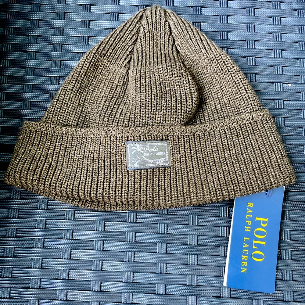 Polo by Ralph Lauren Brown Beanie.